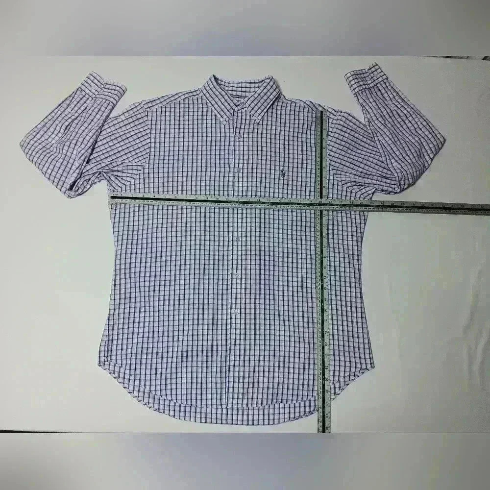 Ralph Lauren Classic Fit Long Sleeve Button down Perform shirt. Men's size 16.5 - Picture 4 of 6